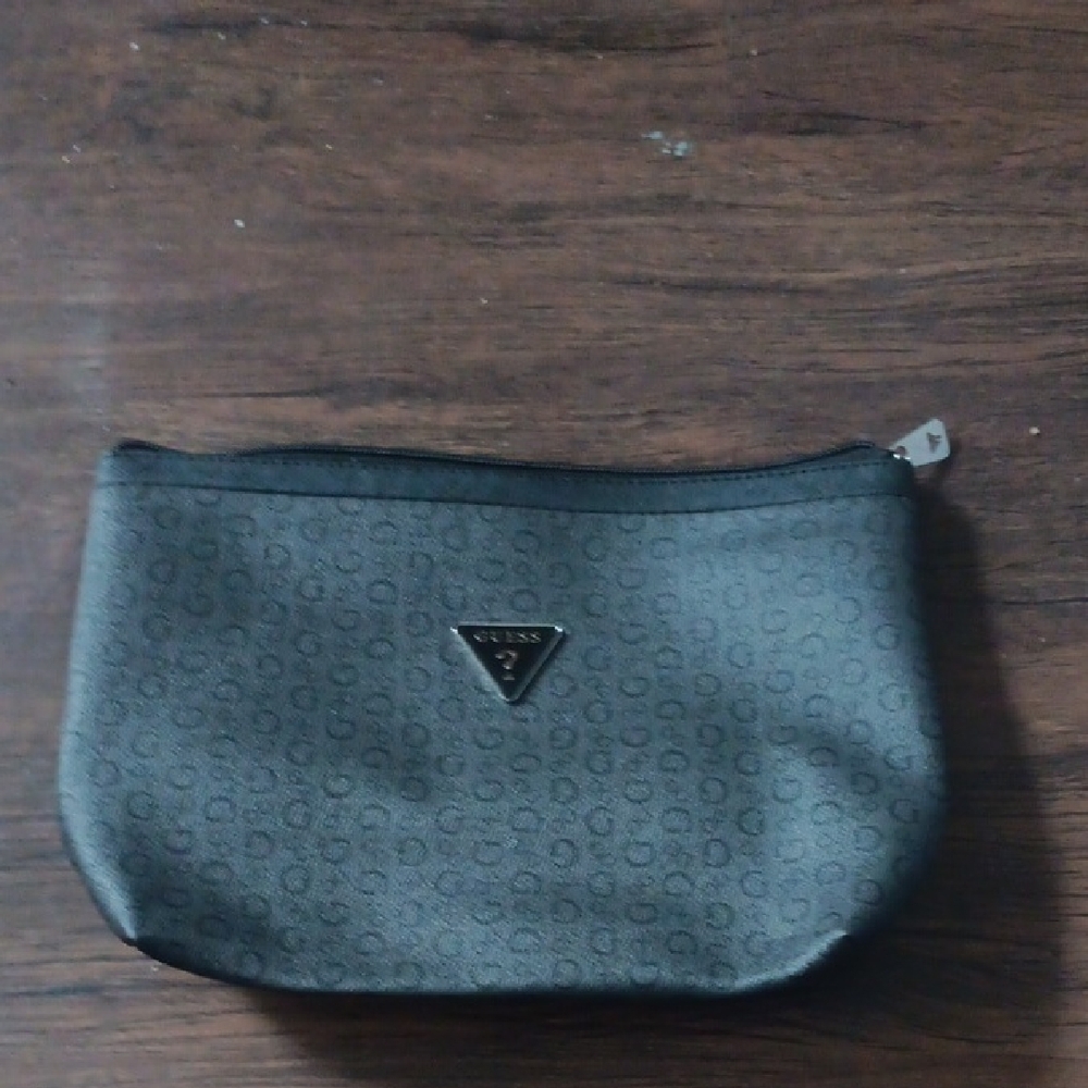 Guess Black Patterned Clutch